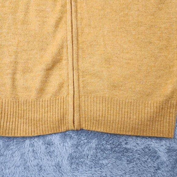 Cat & Jack Hooded Cardigan Kids Size L Yellow With Zip Closure Geometric Pattern - Picture 14 of 15
